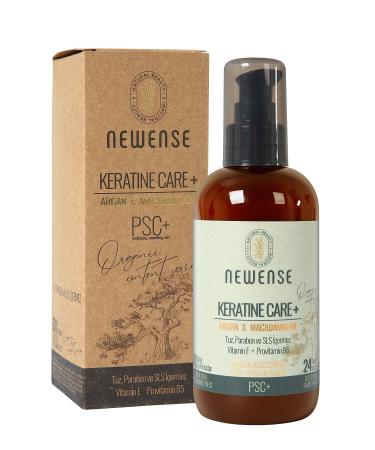 NEWENSE Keratin Cream Keratin Care with Argan and Macadamia Oil Vitamin E and Provitamin B5 250ml - Buy Online on GoSupps.com