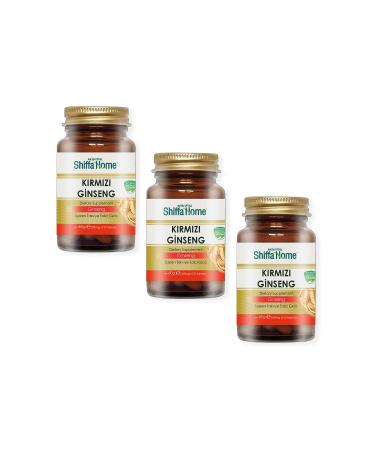 Shiffa Home (AKSUV TAL) Red Ginseng 500 Mg 120 Tablets X 3 Pieces