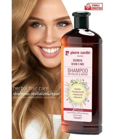 Pierre Cardin Keratin Repairing and Revitalizing Shampoo 750ml - Buy Online on GoSupps.com