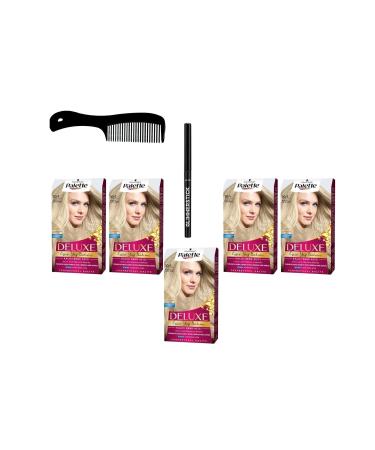Palette Deluxe 10-1 Ash Light Blonde X5 Pieces + Glimmer Stick Eyeliner + Comb
