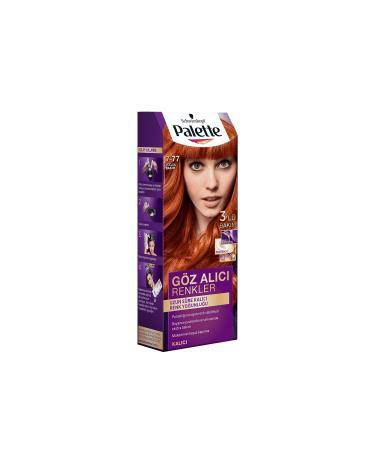 Eye-Catching Colors in Palette Hair Dye 7-77 Intense Copper