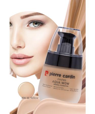 Pierre Cardin Aqua Wow Mineral Water Based Foundation Ivory Skin With Warm Yellow - Buy Online on GoSupps.com