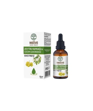 Welive Olive Leaf and Grape Seed Extract/50 Ml
