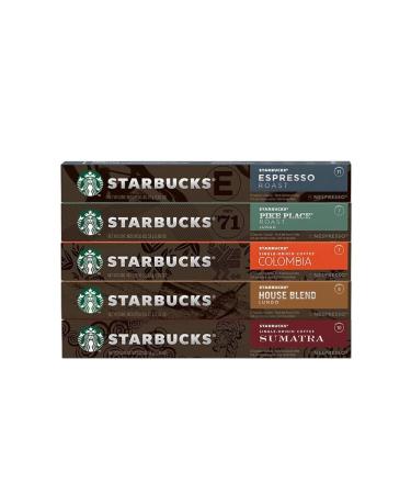 Nestle Starbucks Nespresso Compatible Capsule Coffee Set House Sumatra Espresso Pike and Colombia