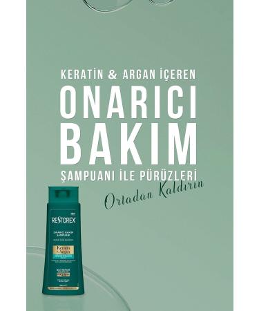 Restorex Keratin & Argan Shampoo 500 Ml 1 Piece - Buy Online on GoSupps.com