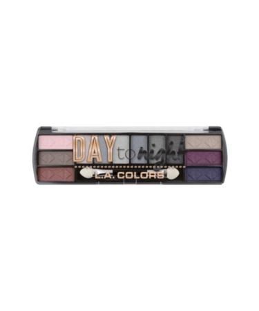 LA Colors Day To Night Eyeshadow Palette Evening