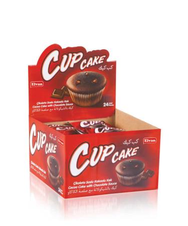 Elvan Cupcake 23 gr. 24 Pieces (1 Box).
