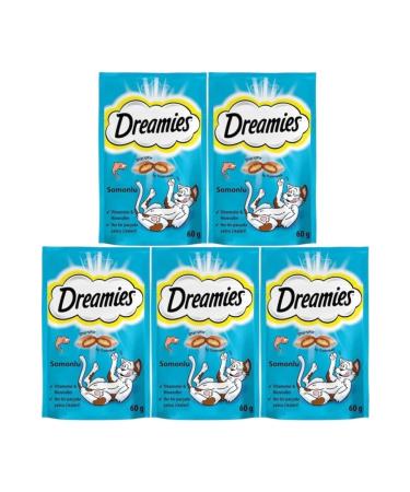 Dreamies Salmon Cat Reward Food 60 gr 5 Pieces