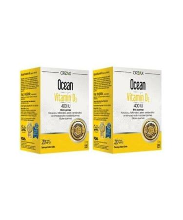 Ocean Vitamin D3 400 Iu 2 pack (20 ml)