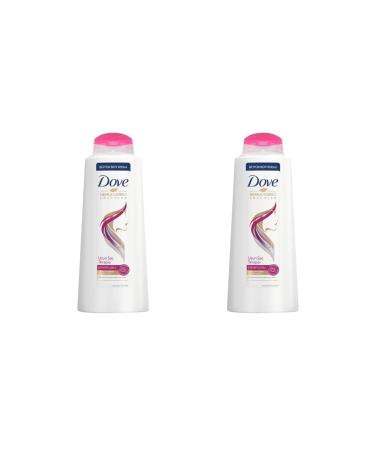 Dove Long Hair Therapy Hair Care Shampoo 600 ml 2 Pack