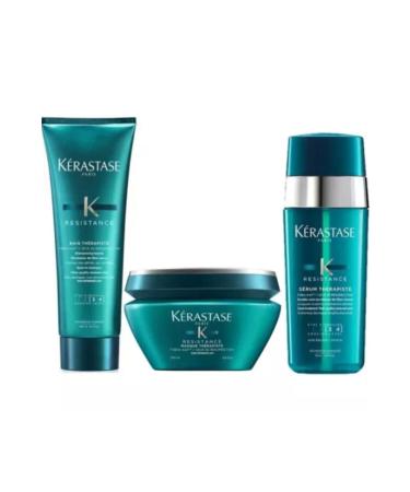 Kerastase Resistance Therapiste Shampoo for Extremely Damaged Hair 250ml + Mask 200ml + Serum 30ml