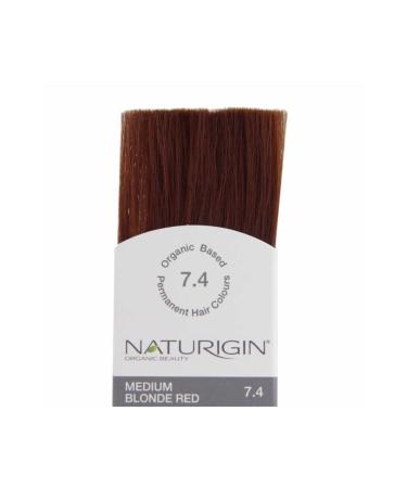 Naturigin Organic Hair Dye 7.4 Medium Blonde Red - Buy Online on GoSupps.com