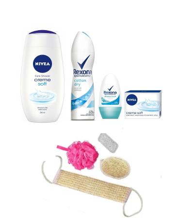 NIVEA Women's Personal Care Set - Bath Loofah Set + Unboxed Bridal Dowry Set