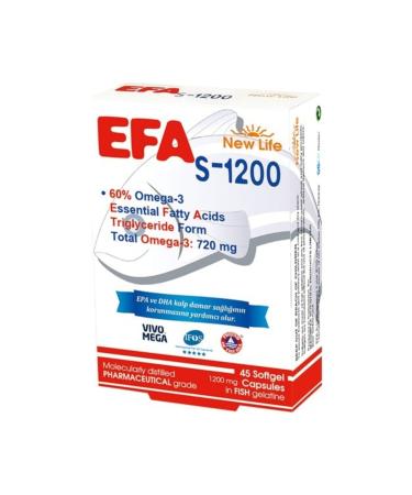 New Life Efa S 1200 45 Capsules
