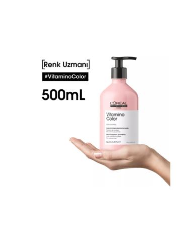 L'oreal Professionnel Serie Expert Vitamino Color Shampoo 500 Ml - Buy Online on GoSupps.com