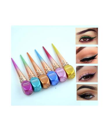 ROWENAROSE 6-Piece Glitter Eyeliner Set Waterprof