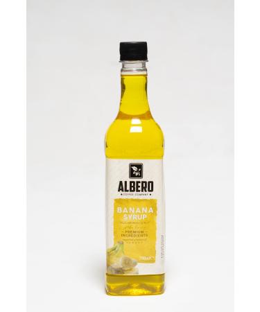 ALBERO Banana Cocktail Syrup 750 Ml. 1000 gr