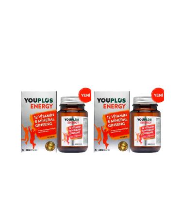 Youplus Multi Ener-g Multivitamin 30 Tablets 2 Boxes