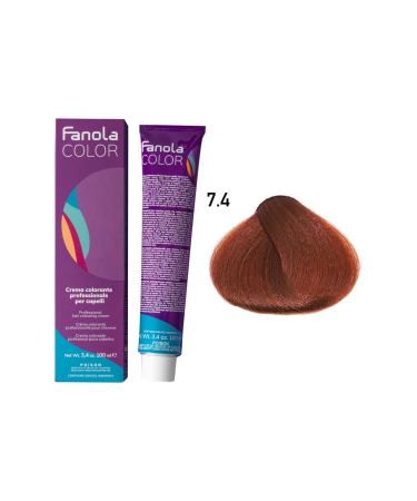 Fanola Color 100ml Medium Copper Blonde 7.4