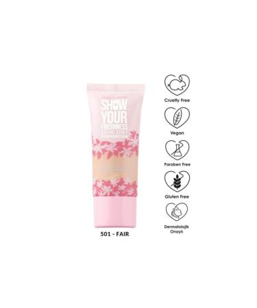 Show by Pastel Refreshing Tonic Effect Foundation No: 501 - Buy Online on GoSupps.com