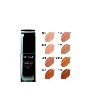 Sensai Flawless Satin Foundation Fs203 Spf20 Nuetralbeige