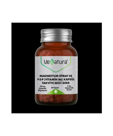 Venatura Magnesium Citrate And P5p (vitamin B6) 90 Capsules