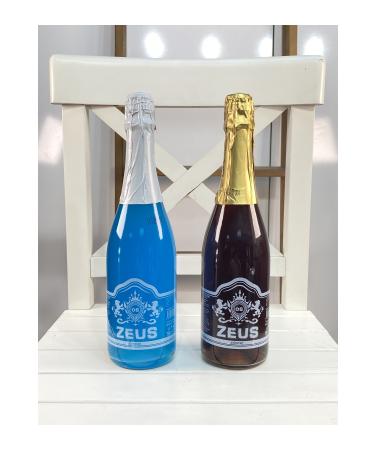 OS ZEUS Blueberry and Mixed Fruit Flavored Soft Drink Carbonated Drink