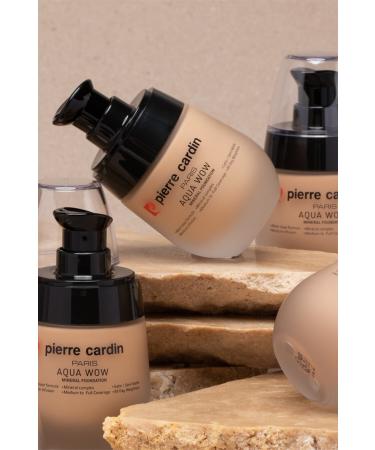 Pierre Cardin Aqua Wow Mineral Water Based Foundation Tan Skin With Beige Warm