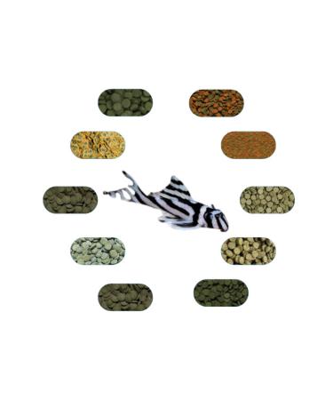 Yemkolik Pleco Feed Package 50 Gr/piece (6 TYPES)