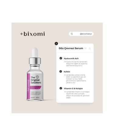 Bixomi Eye Contour Anti-Puffiness and Dark Circle Skin Care Serum - Buy Online on GoSupps.com