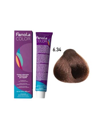 Fanola Color 100ml Dark Golden Copper Blonde 6.34