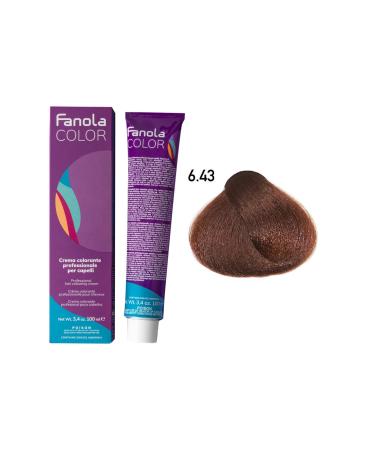 Fanola Color 100ml Dark Copper Golden Blonde 6.43