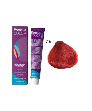 Fanola Color 100ml Medium Red Blonde 7.6