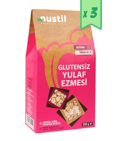 NUSTIL Gluten Free Oatmeal 250 G X 3