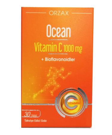 Ocean Orzax Ocean Vitamin C 1000 Mg 30 Tablets