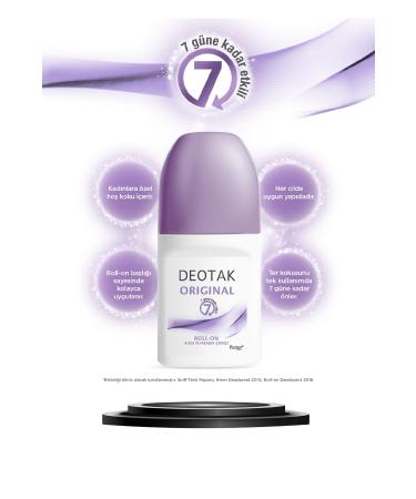 Deotak Original Women Deo Roll-on 35 ml Cream Tereson 7 Days Effective Antiperspirant - Buy Online on GoSupps.com