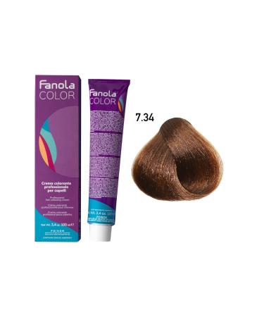 Fanola Color 100ml Medium Golden Copper Blonde 7.34