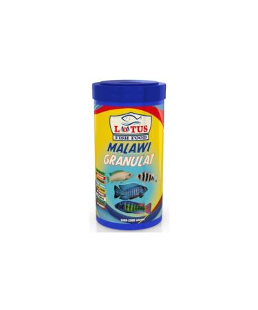 Lotus Malawi Granulat 250 ml Box Dolphin Yellow Princess Cichlid Fish Food