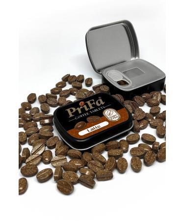 prifa Sugar Free Absorbable Latte Coffee Tablets No Sugar Added Healthy Coffee Tablets 25 Tablets 2 Li
