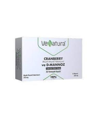 Venatura Cranberry and D-mannose Food Supplement 30 Softgels