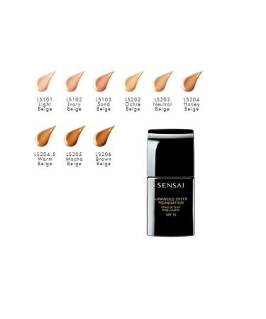 Sensai Luminous Sheer Foundation Spf15 Ls202 Ocher Beige