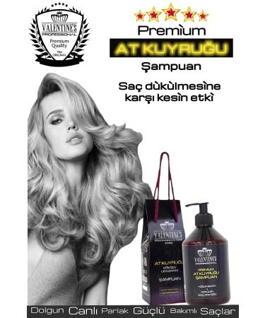 VALENTINES PROFESSIONAL 2-Pack Deal / Hair Loss Prevention Special Formula Premium Horsetail Shampoo - Buy Online on GoSupps.com