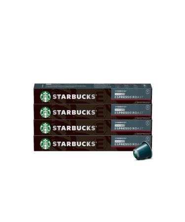 Nestle Starbucks Nespresso Compatible Decaf Espresso Roast Capsule Coffee Package 4x10 Pieces