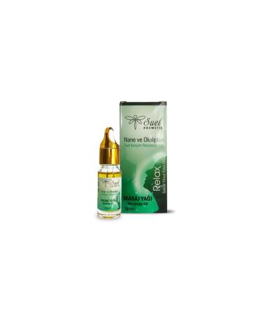 Suel Cosmetics Massage Oil - Special Blend Relaxing Massage Oil - Relax Mint and Eucalyptus Massage Oil