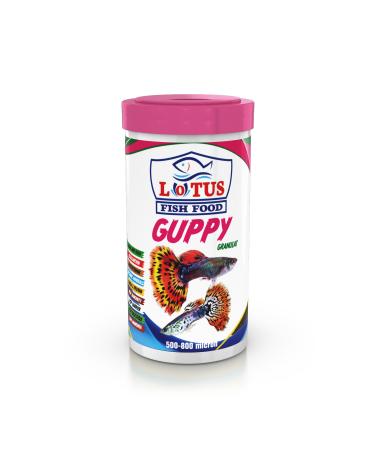 Lotus Guppy Granulat 250 ml Mixed Guppy Angel Moli Sword Tetrazone Granular Fish Food - Buy Online on GoSupps.com