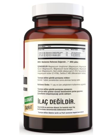 Ncs Magnesium Magnesium Malate Glycinate Taurate 90 Tablets - Buy Online on GoSupps.com