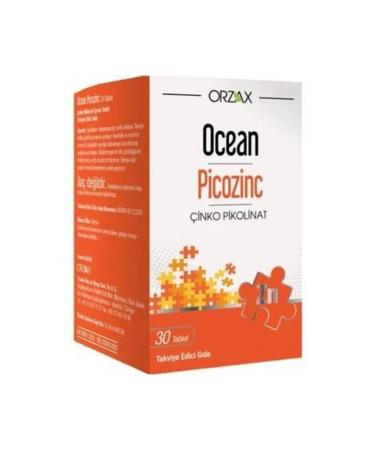 Ocean Orzax Ocean Picozinc Food Supplement 30 Tablets
