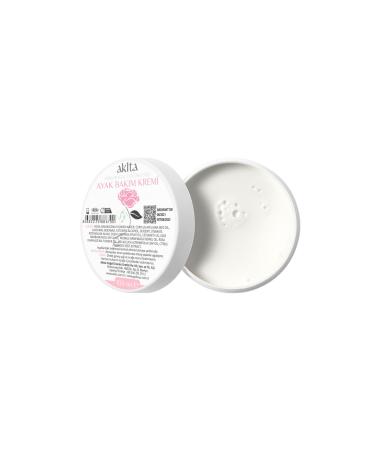 Akita Natural Antiperspirant Foot Cream Rose 100 ml