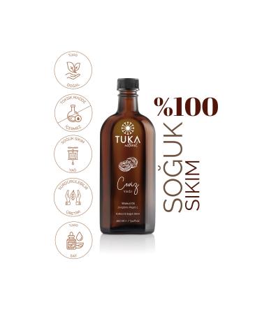 TUKA NATURAL Organic Walnut Oil 100ml(Cold Pressed) - Buy Online on GoSupps.com