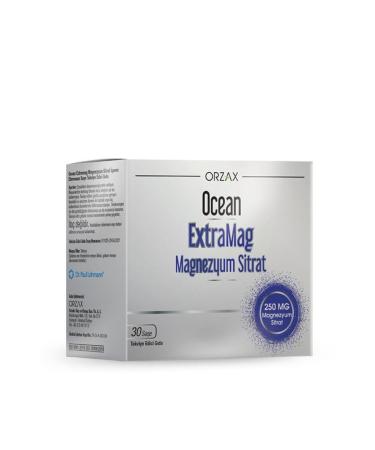 Ocean Orzax Extramag Magnesium Citrate Effervescent 30 Sachets